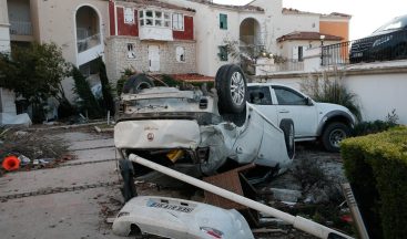 Zugdidi’de Doğa Felaketi: Ağaçlar Devrildi, Araçlar Kullanılamaz Hale Geldi