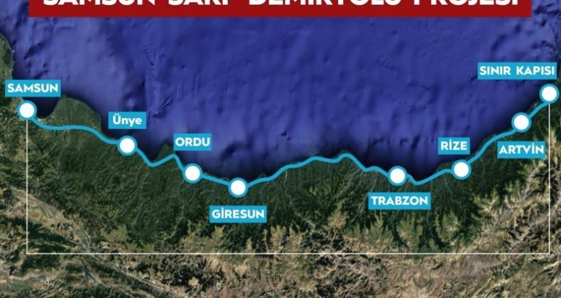 Türkiye’den Gürcistan’a Bağlanacak 510 Kilometrelik Hızlı Tren Hattı