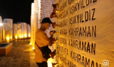 Türkiye’de ki 17 Ağustos Depremi Anma.