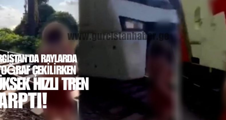 Gürcistan’da Tren Raylarında Fotoğraf Çekmek İsterken Kaza: Genç Kadın Mucizevi Şekilde Kurtuldu (VİDEO)