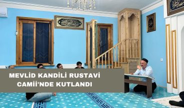 Mevlid Kandili Rustavi Cuma Camii’nde Müftü Etibar Eminov Ile Beraber Kutlandı