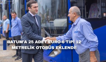 Batumi’ye 25 Yeni EURO-6 Tipi Otobüs Eklendi