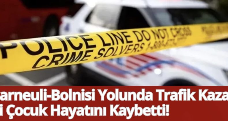 Marneuli-Bolnisi Yolunda Trafik Kazası: İki Çocuk Hayatını Kaybetti!