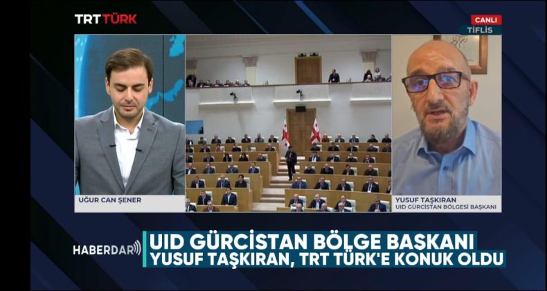 Yusuf Taşkıran Gürcistan’daki Siyasi Krizi TRT TÜRK Ekranlarında Değerlendirdi