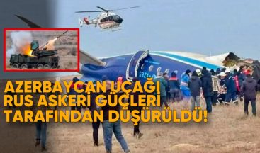 Azerbaycan Uçağı Rus Askeri Güçleri Tarafından Düşürüldü