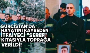 Görev başında hayatını kaybeden itfaiyeci, şeref kıtasıyla toprağa verildi