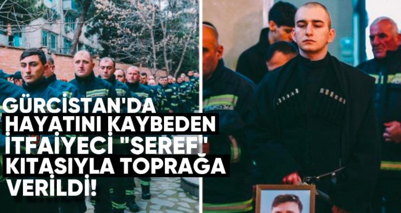 Görev başında hayatını kaybeden itfaiyeci, şeref kıtasıyla toprağa verildi