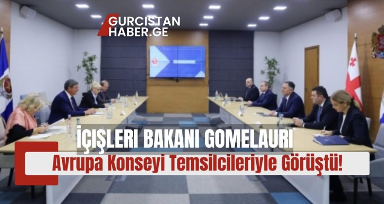 İçişleri Bakanı Gomelauri, Avrupa Konseyi Temsilcileriyle Görüştü!