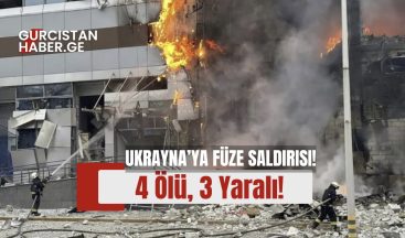 Ukrayna’ya Füze Saldırısı: 4 Ölü, 3 Yaralı!