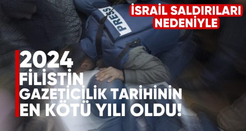 İsrail’in Saldırıları Nedeniyle 2024, Filistin Gazetecilik Tarihinin En Kötü Yılı Oldu