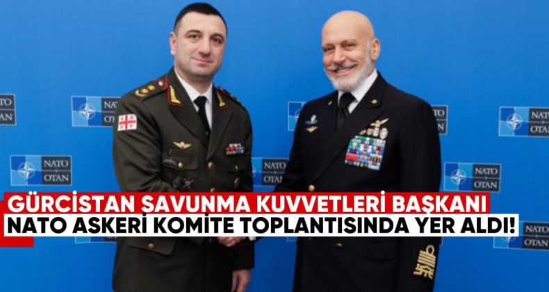 Gürcistan Savunma Kuvvetleri Başkanı NATO Askeri Komite Toplantısında Yer Aldı*