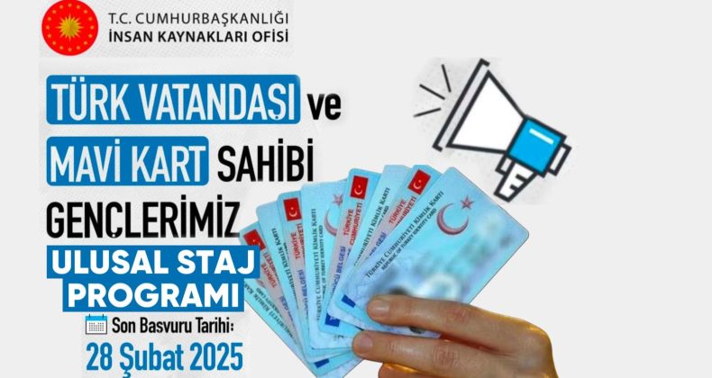 Türkiye Ulusal Staj Programı İçin Son Başvuru Tarihi 28 Şubat 2025