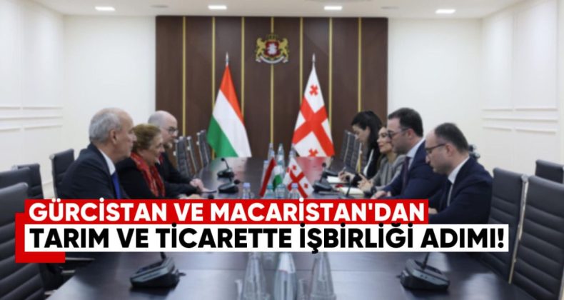 Gürcistan ve Macaristan’dan Tarım ve Ticarette Güçlü İş Birliği Adımı