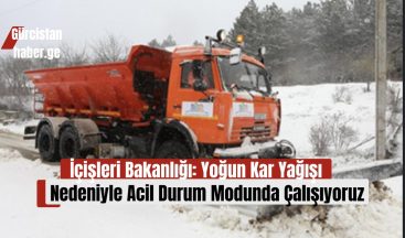 İçişleri Bakanlığı: Yoğun Kar Yağışı Nedeniyle Acil Durum Modunda Çalışıyoruz!