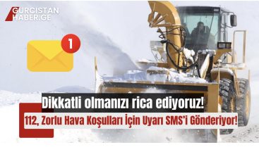 Dikkatli olmanızı rica ediyoruz – 112, zorlu meteorolojik koşulların devam edeceğine dair SMS gönderiyor!
