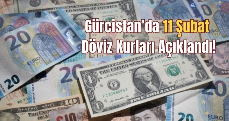 Gürcistan’da 11 Şubat Döviz Kurları Açıklandı!