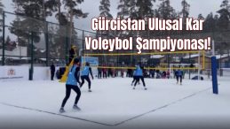 Gürcistan Ulusal Kar Voleybol Şampiyonası!