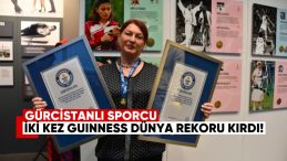 Gürcistanlı Sporcu İki Kez Guinness Dünya Rekoru Sahibi Oldu