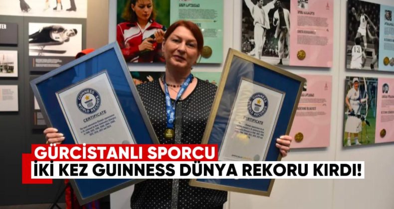 Gürcistanlı Sporcu İki Kez Guinness Dünya Rekoru Sahibi Oldu