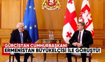 Gürcistan Cumhurbaşkanı ve Ermenistan Büyükelçisi Ortaklık ve Bölgesel Konuları Görüştü