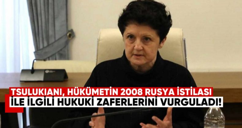 Parlamento Başkan Yardımcısı, Hükümetin 2008 Rusya İstilası ile İlgili Hukuki Zaferlerini Vurguladı