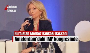 Gürcistan Merkez Bankası Başkanı, Amsterdam’daki IMF Konferansı’na katıldı