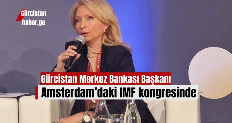 Gürcistan Merkez Bankası Başkanı, Amsterdam’daki IMF Konferansı’na katıldı