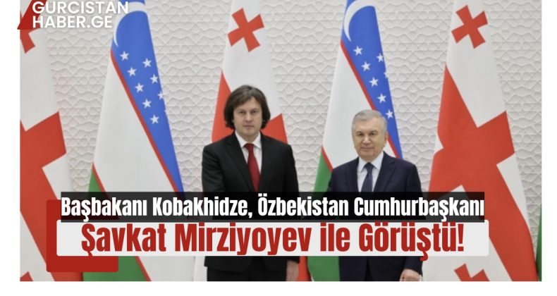 Gürcistan Başbakanı Irakli Kobakhidze, Özbekistan Cumhurbaşkanı Şavkat Mirziyoyev ile Görüştü!