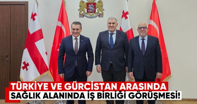 Türkiye ve Gürcistan Arasında Sağlık Alanında İş Birliği Görüşmesi