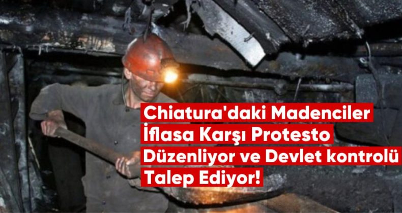 Chiatura’daki Madenciler İflasa Karşı Protesto Düzenliyor ve Devlet Kontrolü Talep Ediyor