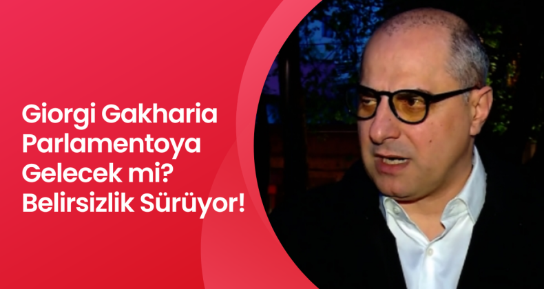 Giorgi Gakharia Parlamentoya Gelecek mi? Belirsizlik Sürüyor!