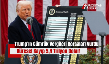 Trump’ın Gümrük Vergileri Borsaları Vurdu: Küresel Kayıp 5,4 Trilyon Dolar!