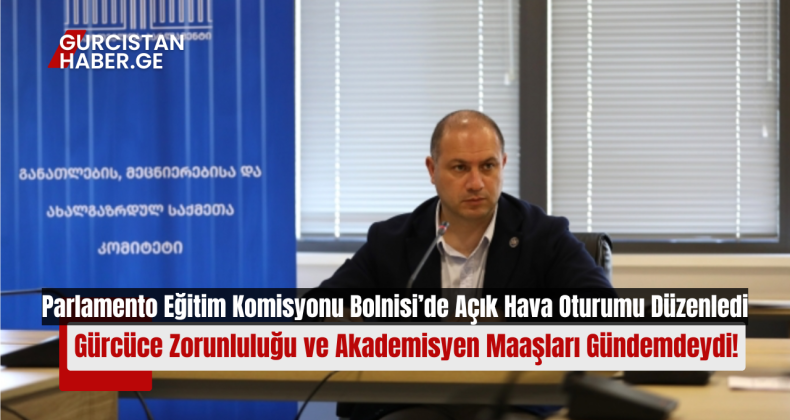 Parlamento Eğitim Komisyonu Bolnisi’de Açık Hava Oturumu Düzenledi: Gürcüce Zorunluluğu ve Akademisyen Maaşları Gündemdeydi!
