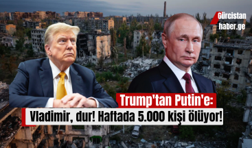 Trump’tan Putin’e: Vladimir, dur! Haftada 5.000 kişi ölüyor!