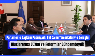 Parlamento Başkanı Papuaşvili, BM Daimi Temsilcileriyle Görüştü: Uluslararası Düzen ve Reformlar Gündemdeydi!