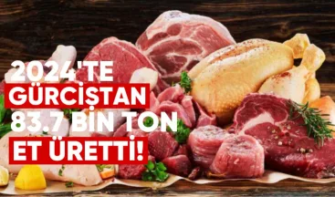 2024’te Gürcistan 83.7 Bin Ton Et Üretti – Kendine Yeterlilik Oranı Düşüşte