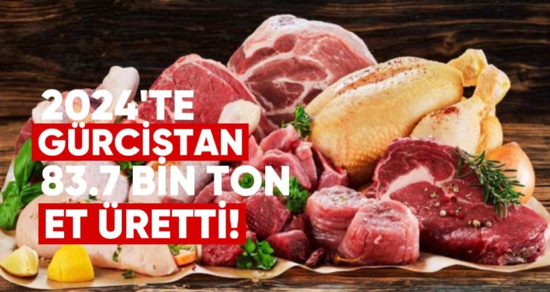 2024’te Gürcistan 83.7 Bin Ton Et Üretti – Kendine Yeterlilik Oranı Düşüşte