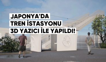 Japonya’da Tren İstasyonu 3D Yazıcı ile Yapıldı