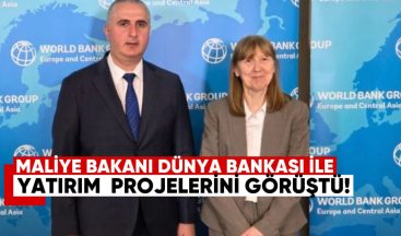 Maliye Bakanı Khutsishvili, Dünya Bankası ile Yatırım Projelerini Görüştü