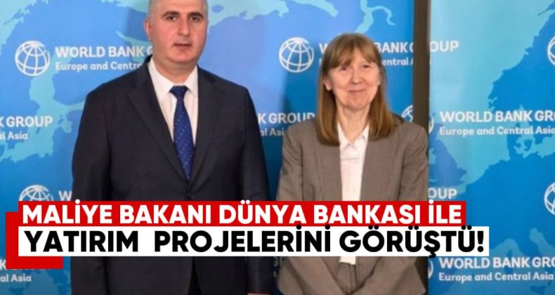 Maliye Bakanı Khutsishvili, Dünya Bankası ile Yatırım Projelerini Görüştü