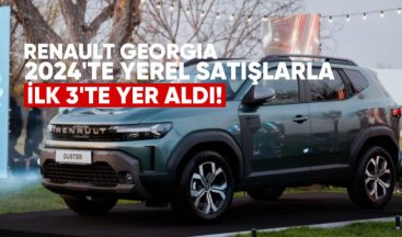 Renault Georgia, 2024’te Yerel Satışlarla İlk 3’te Yer Aldı – Yeni Modellerle 2025’e Hızlı Başladı