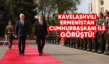 Mikheil Kavelashvili, Ermenistan Cumhurbaşkanı Vahagn Khachaturyan ile görüştü