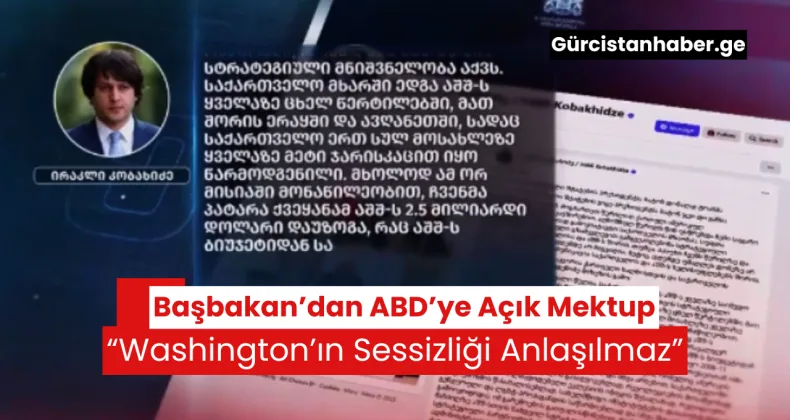 Başbakan’dan ABD’ye Açık Mektup: “Washington’ın Sessizliği Anlaşılmaz”
