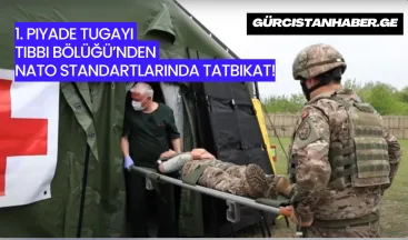 1. Piyade Tugayı Tıbbi Bölüğü’nden NATO Standartlarında Tatbikat!