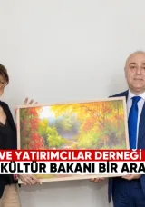 İş Konseyi ve Yatırımcılar Derneği Başkanı ile Acara Kültür Bakanı Bir Araya Geldi