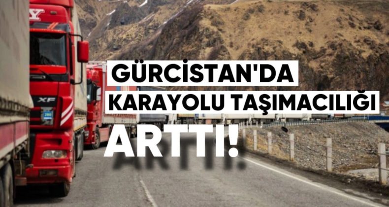 Gürcistan’dan Geçen Karayolu Yük Taşımacılığı Arttı – 875 Binden Fazla Tır Giriş Yaptı