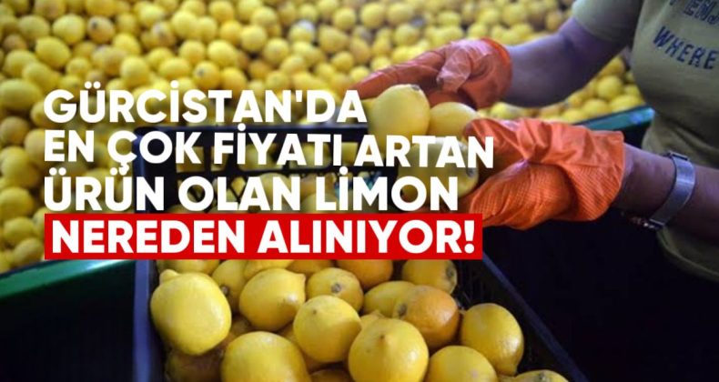 Gürcistan’da Fiyatı En Çok Artan Ürün Olan Limon Nereden Alınıyor?
