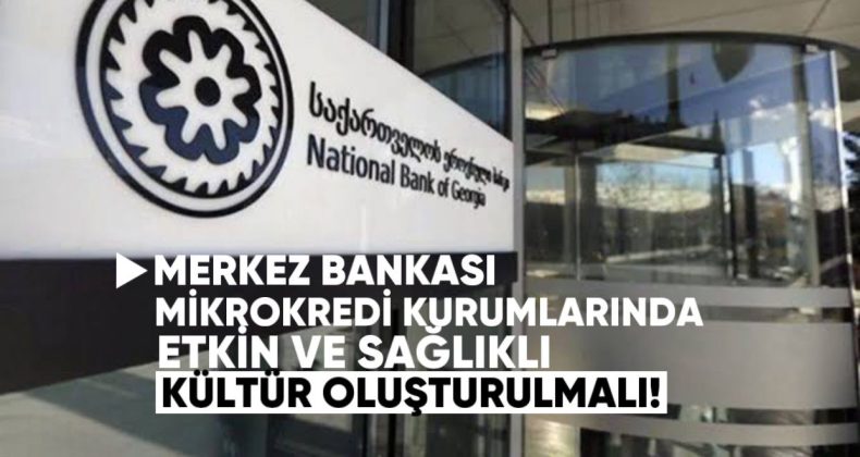 Merkez Bankası: Mikrokredi Kurumlarında Etkin ve Sağlıklı Kurumsal Kültür Oluşturulmalı