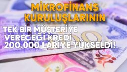 Mikrofinans Kuruluşlarının Tek Bir Müşteriye Verebileceği Kredi Limiti 200.000 Lariye Yükseldi
