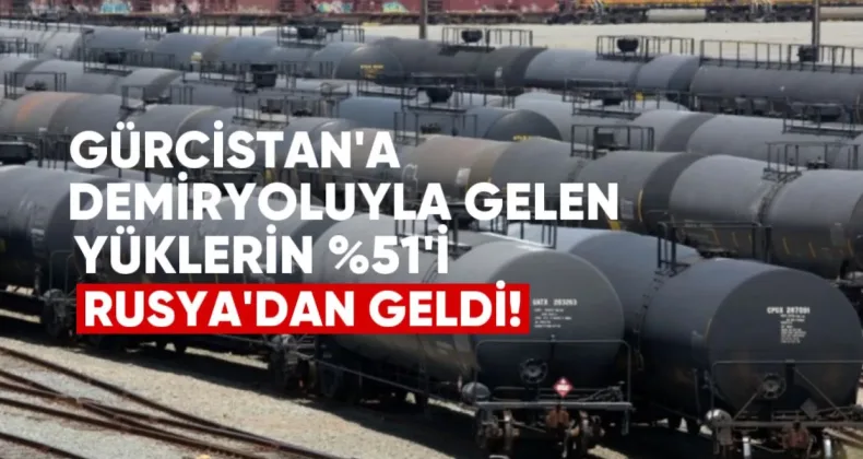 Gürcistan – Demiryoluyla Gelen Yüklerin %51’i Rusya’dan Geldi